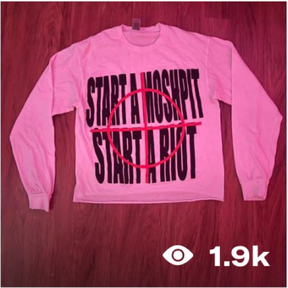 start a mosh pit start a riot streetwear Long Sleeve Shirt